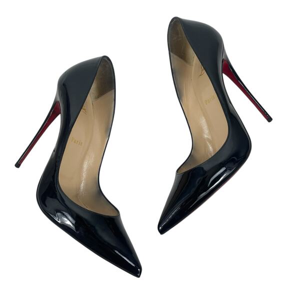 Christian Louboutin So Kate 120mm Patent Leather Pumps Black Size 41 - Picture 7 of 16